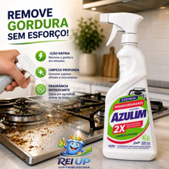 Desengordurante Azulim Spray 500ml Limpeza Pesada Com Gatilho