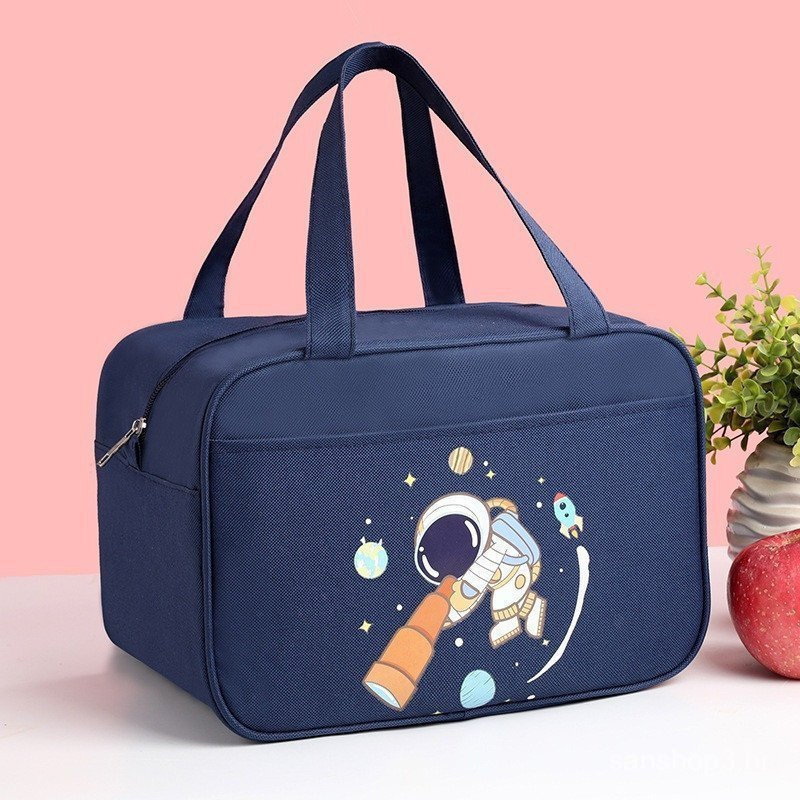 Bolsa Térmica para Almoço para Crianças, Mulheres, Homens, Unicórnio, Porta-Lancheira para Comida e Bebidas CA7E
