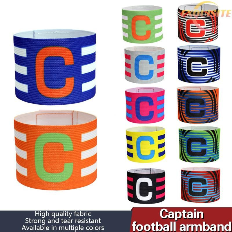 Braçadeira de capitão de futebol de 1 peça, adequada para crianças e adultos, braçadeira, presente para líderes de jogo.