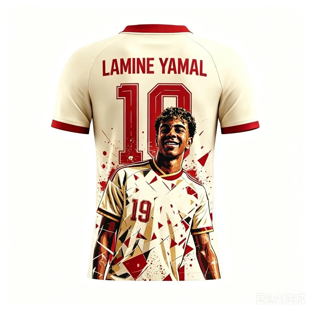 Verão 3D Yamal Impressão Padrão Roupa Infantil Camisa De Futebol Camiseta-Secagem Rápida E Respirável Adequado Para Uso 