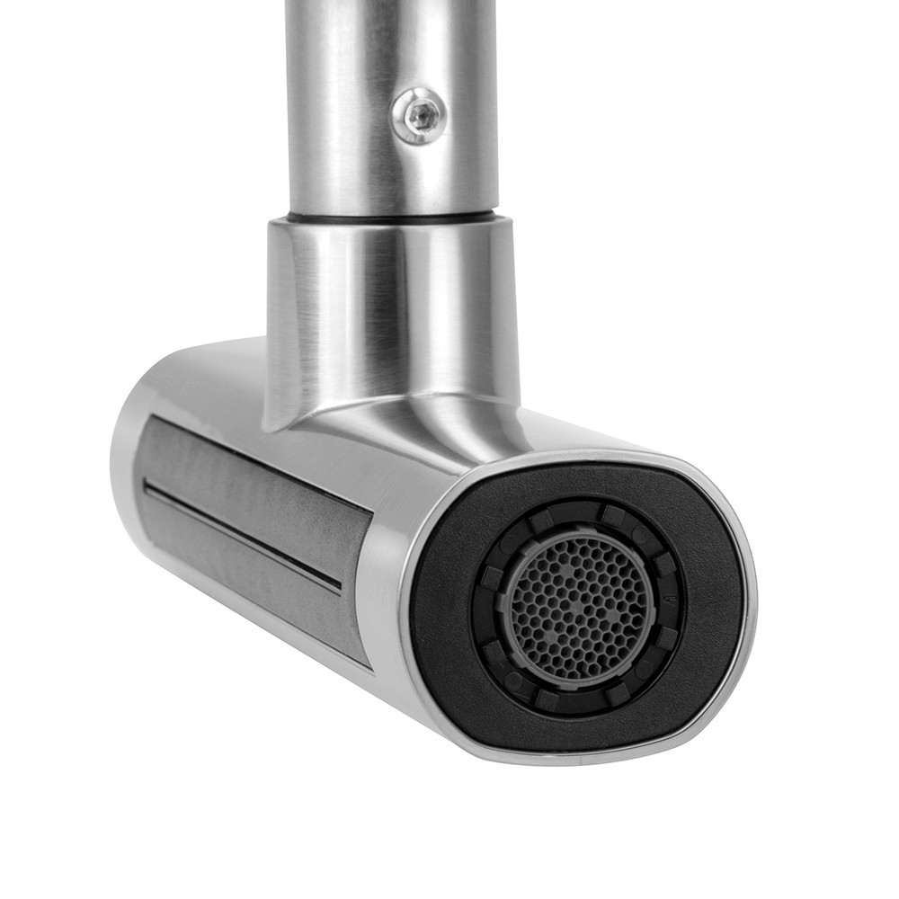 Torneira Gourmet Cozinha Mesa 4 Jatos Inox 304 Escovado Agua Quente Fria — imagem 2 de 2