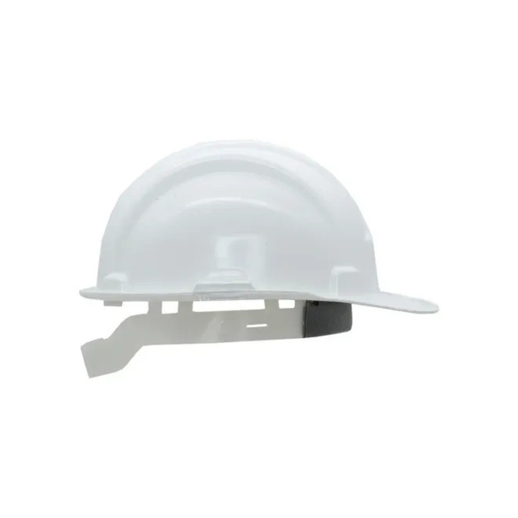 Capacete de Proteção Branco com Aba Frontal Plt Epi C/ Ca