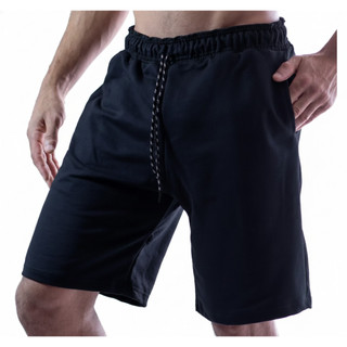 Bermuda Moletom Masculina Sem Estampa Short Algodão E Poliéster Premium Reforçado Envio Imediato