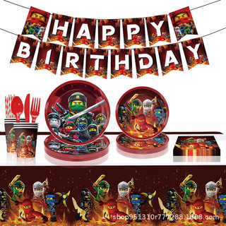 Tema dos desenhos animados balão menino festa de aniversário das crianças fundo decoração cena QQ721