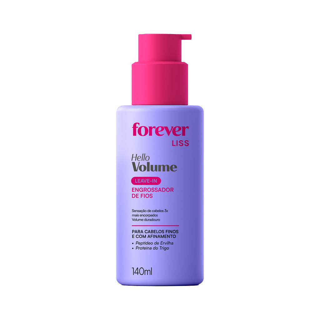 Leave-in Engrossador de fios Hello Volume Forever Liss 150ml