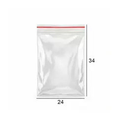 Saco Zip multiuso n10 24x34cm transparente 100 unidades Inoven
