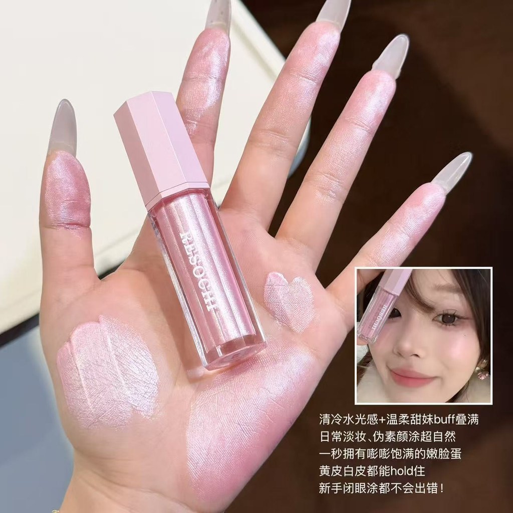 Esta é sensação de couro! Destaque líquido iluminando superfície médio destaque água líquida limpeza luminosa da te