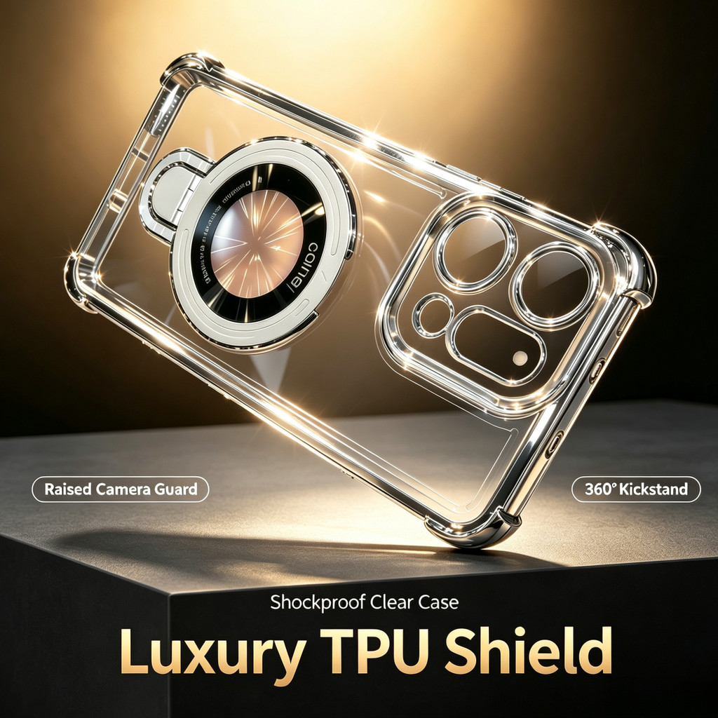 Capa Transparente Para Moto Edge 60 70 Fusion , Magnética Motorola G17 G37 G47 G