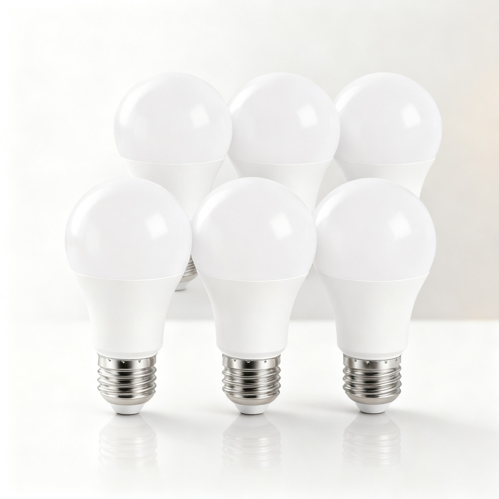 Kit 6 Lâmpadas LED Bulbo 12W Bivolt E27 Branca Fria 6500K Econômica — Achadinhos da Biiaa