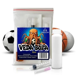 Vedabola Kit Conserto Bola Furada Poulpo Sports Futebol Vôlei Basquete Futsal