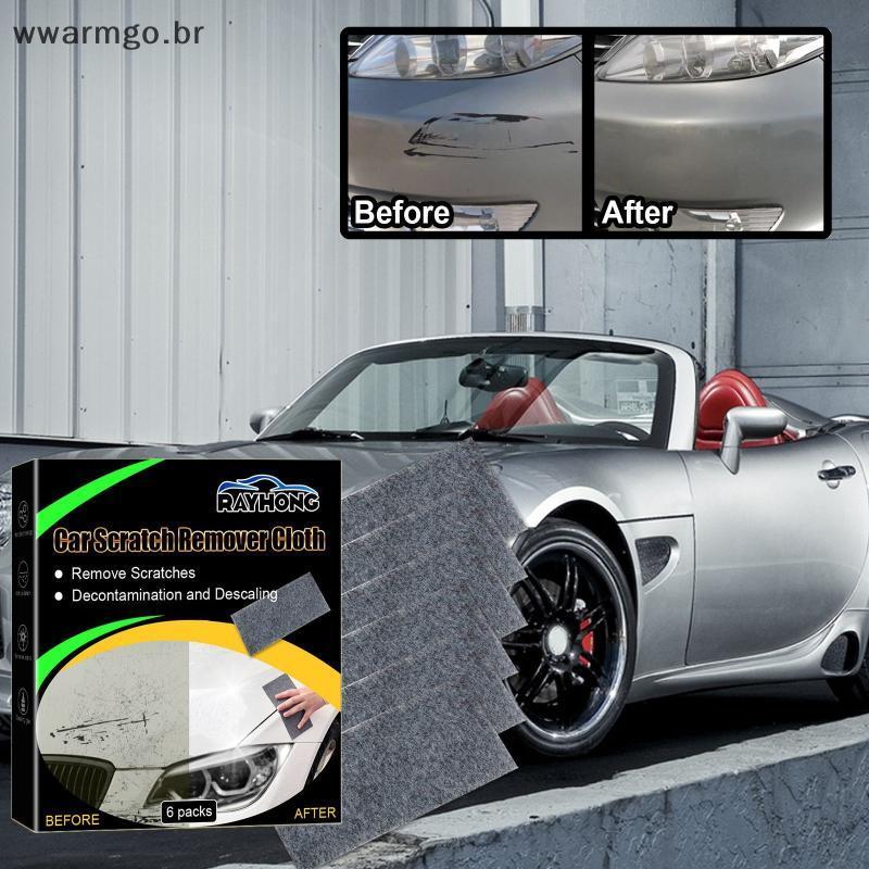 WWARM 6 Peças De Pano Nano Brilhante , Mágico Para Reparo De Arranhões De Carro E Polimento