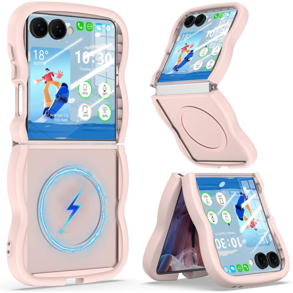 Capa Magnética Projetada para Samsung Galaxy Z Flip 7 [Compatível com MagSafe] p