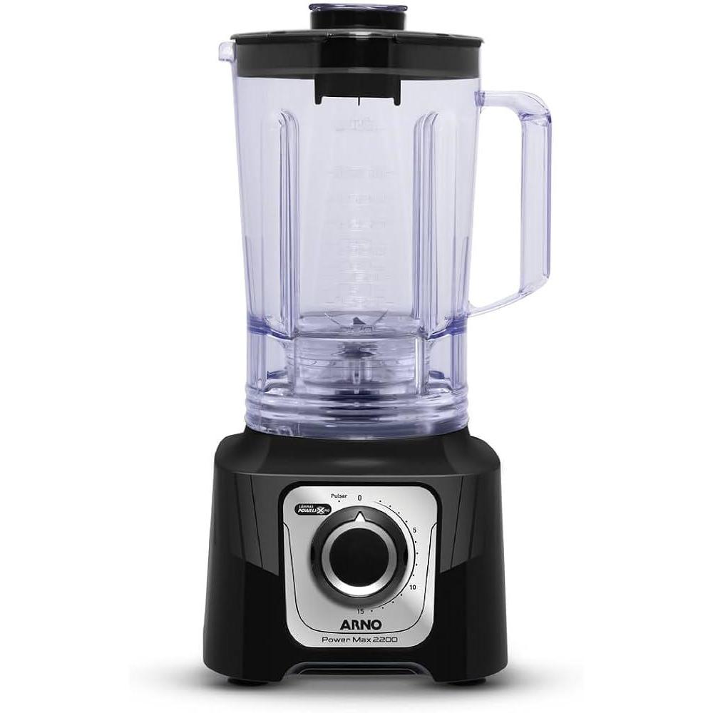 Liquidificador Arno Power Max De 3.1 L E 2200w Com 15 Velocidades Preto 127v