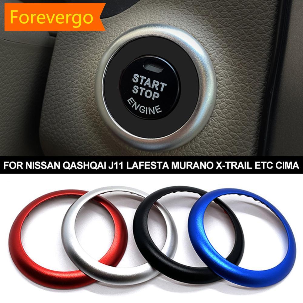 forevergo Carro Motor Start Stop Decoração Anel Adesivo Acessórios Interiores Automóveis Para Nissan Qashqai J11 Lafesta