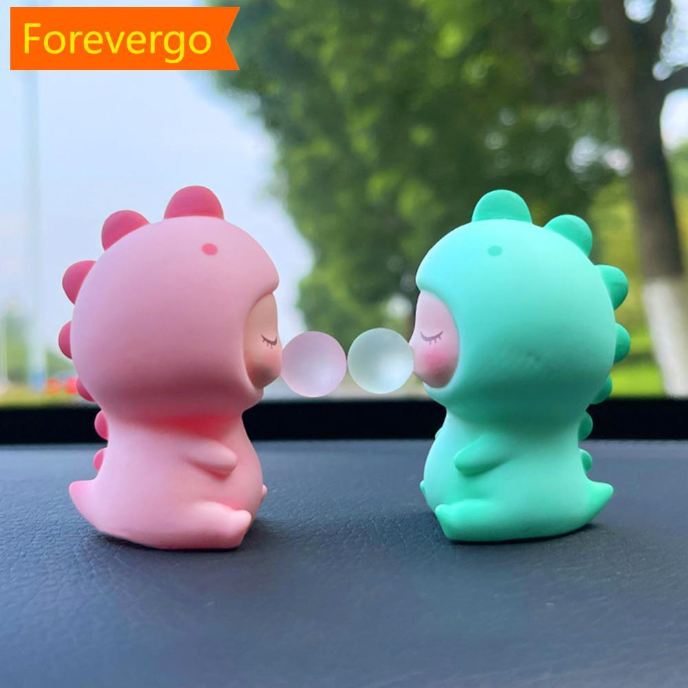forevergo Decoração Do Carro Dinossauro Acessórios Console Bonito Boneca Interior Pingente Legal Ornamentos Automóveis O