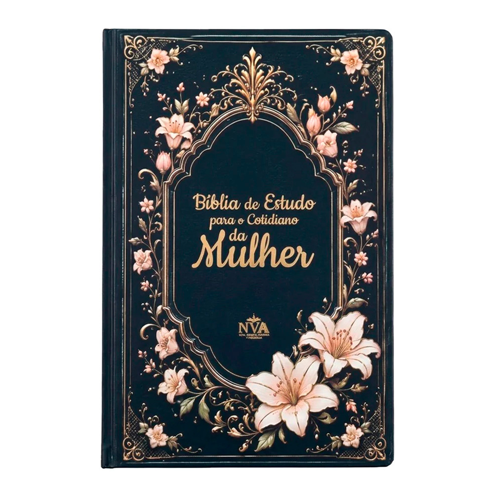 Bíblia de Estudo Para o Cotidiano da Mulher | NVA | Full Collor | Capa Dura Pret