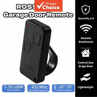 Rossi NTX Controle Remoto para Portão de Garagem 433MHz 2 Botões Chave Substituta