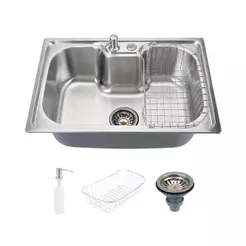 Cuba Gourmet Carajás 60x42cm Aço Inox 201 - Pingoo Prata