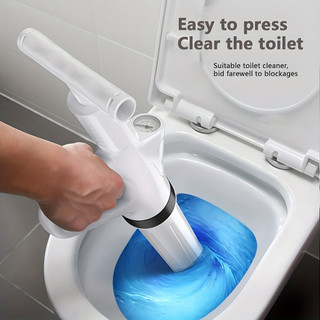 Dispositivo de dragagem de tubo de pressão de ar de alta pressão, pistola de dragagem de vaso sanitário poderosa sem ene