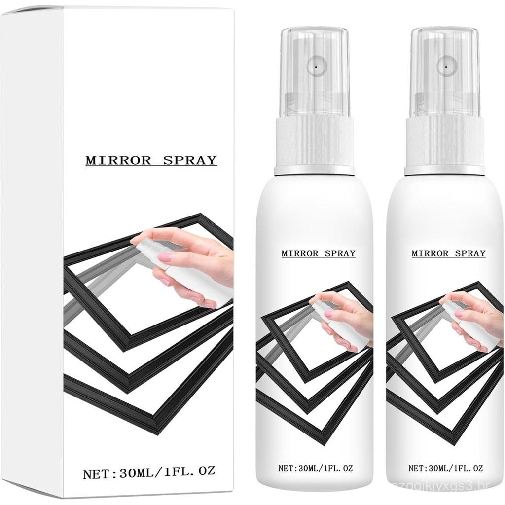 2PCS Spray Refletivo para Janelas de Casa e Carro, Spray de Revestimento Refletivo para Vidros, Limpador de Janelas Sem 
