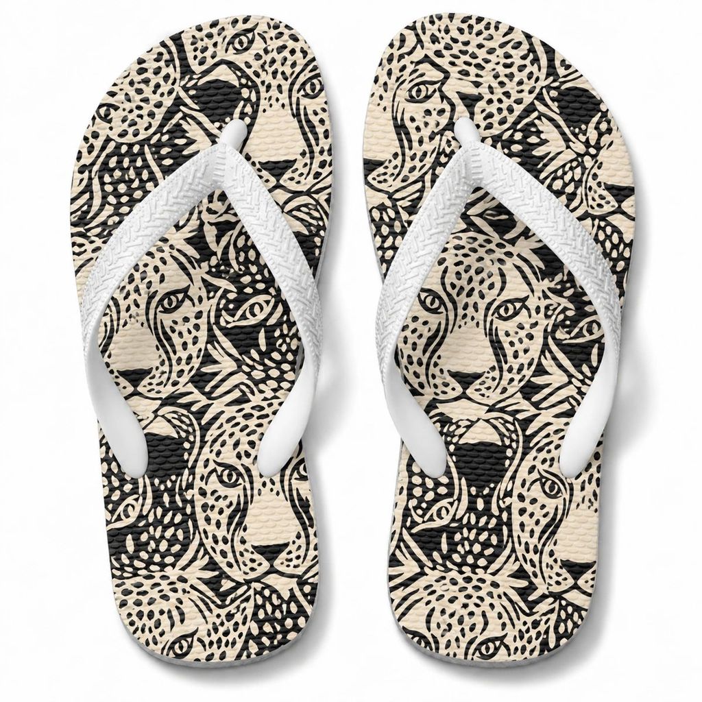 Chinelo Feminino Felina Estampado Confortável Estiloso Antiderrapante - Envio Imediato