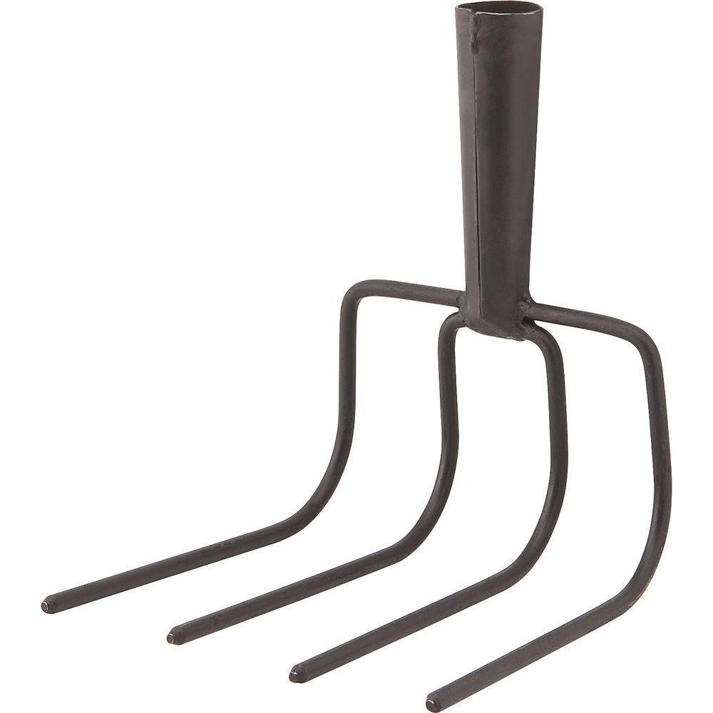Forcado curvo 4 dentes sem cabo - Vonder