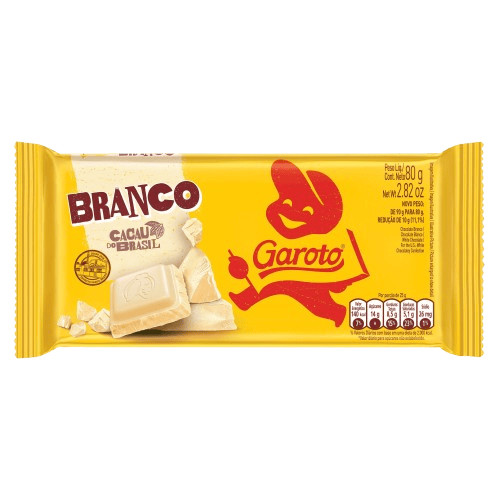 Garoto Chocolate Branco 80g