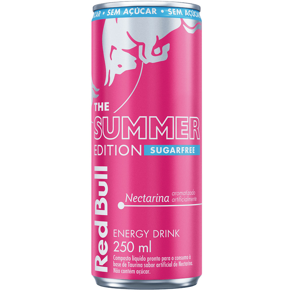 Red Bull Energético Nectarina Sugarfree Lata 250ml