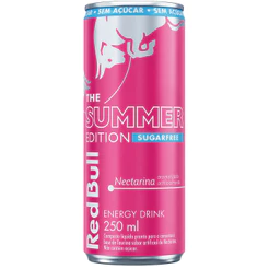 Red Bull Energético Nectarina Sugarfree Lata 250ml