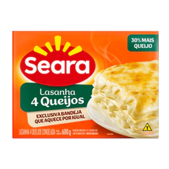 Seara Lasanha 4 queijos 600g