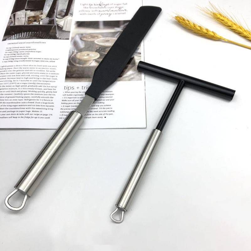 [springevenwell] Espalhador De Crepe Francês Em Aço Inoxidável E Kit De Espátula Panqueca Como Ferramentas Para Espalhar — imagem 2 de 2