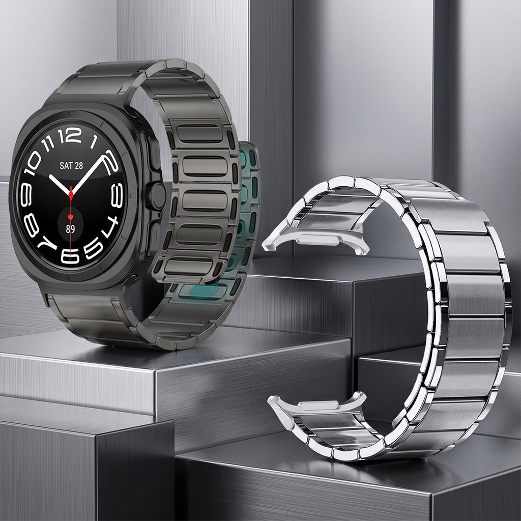 Pulseira Magnética De Aço Inoxidável Premium Para Samsung Galaxy Watch Ultra 2 4