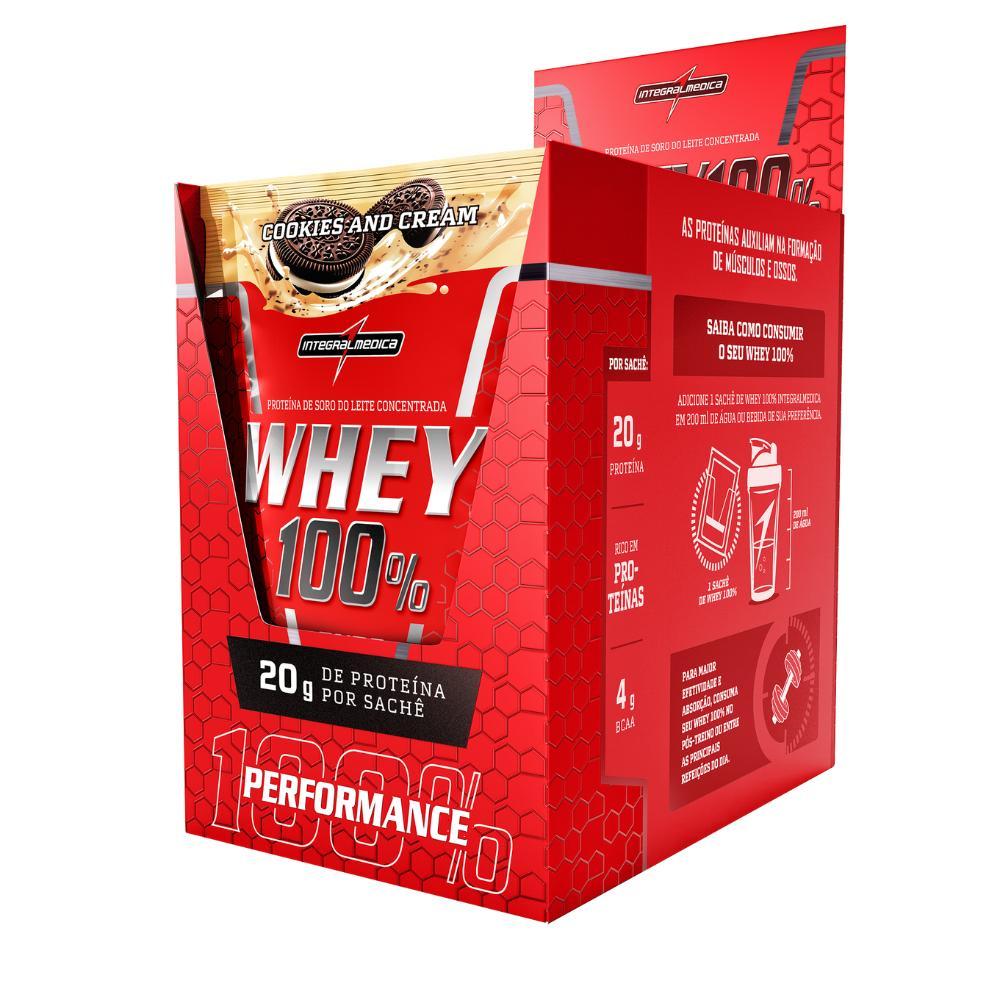 Whey 100% Display 10 Unidades Integralmedica