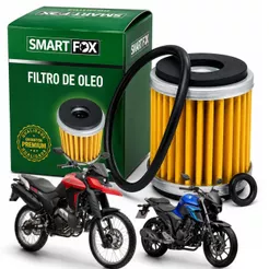 FILTRO DE OLEO COM ANEL ORING FAZER FZ25 XTZ LANDANDER 250 TODOS OS ANOS
