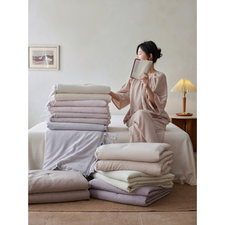 100% lavável Tencel verão fresco colcha ar condicionado colcha conjunto de quatro peças seda gelo sensação fresca única 