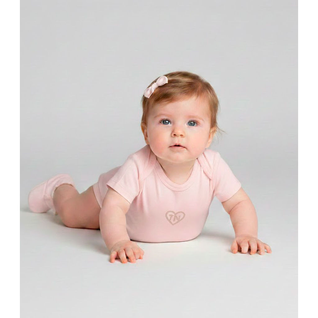Body Infantil Menina Trick Nick Rosa
