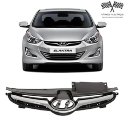 Grade Superior Parachoque Dianteiro Central Elantra 2015 2016 Friso Cromado 86811-3x700 868113x700