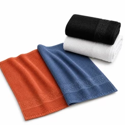 Kit Com 4 Toalhas de 35x75cm. Secagem Rápida, Perfeita Para Banheiro, Salão, Barbearia e Academia.