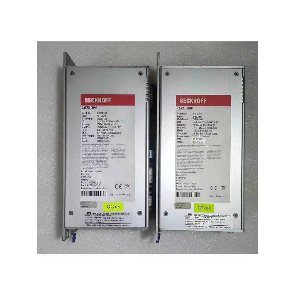 Fonte de desconto negociável BECKHOFF BECKHOFF Máquina de controle Industrial C6920-0030 Garantia de qualidade Real Shot