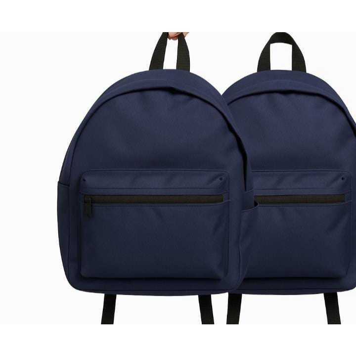 02 Mochilas AZUL JEANS Masculina Feminina Reforçada Trabalho Viagem Escolar PROMOÇÃO