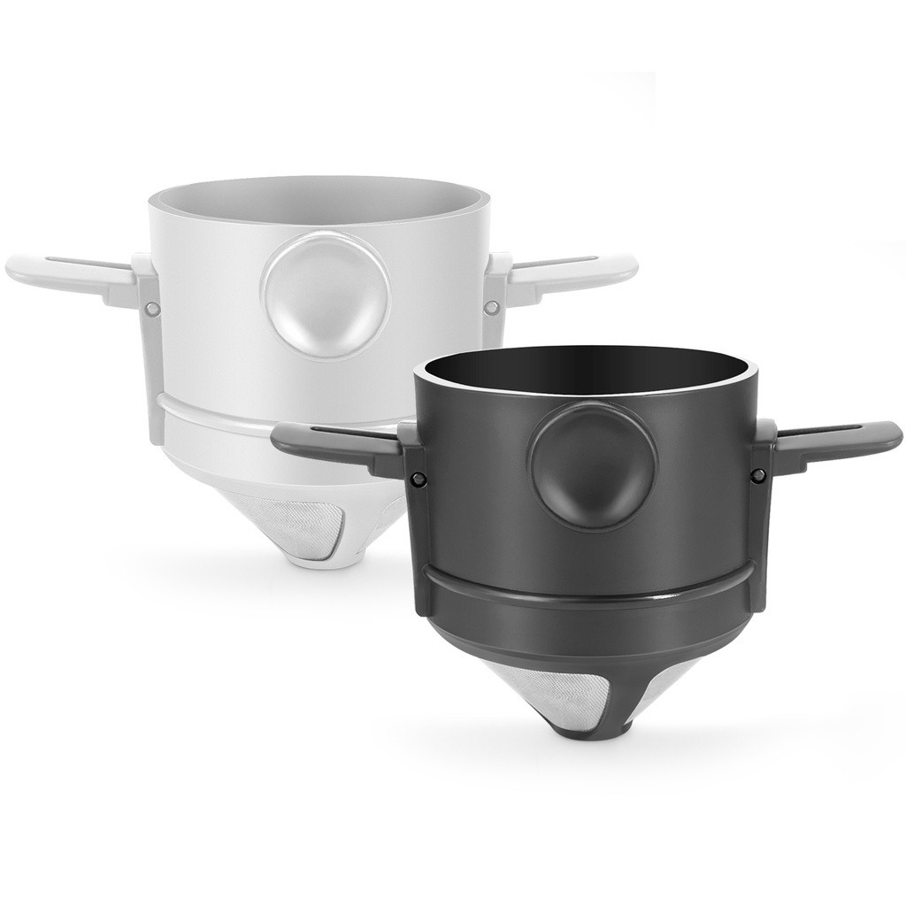 Versão atualizada do filtro de café portátil e reutilizável, coador de café para viagem, coador de café manual em aço in