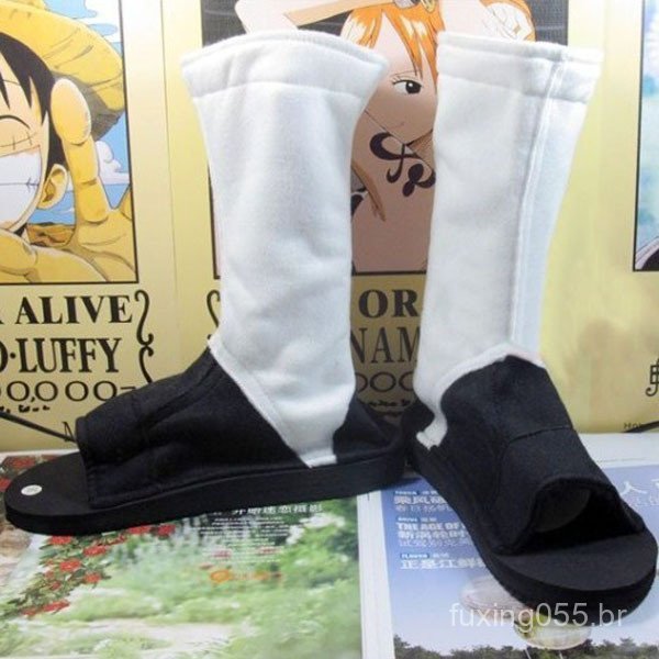 Sapatos Cosplay Naruto Akatsuki Nanja Festa De Natal Do Dia Das Bruxas Sandálias Botas Chinelos — imagem 2 de 2