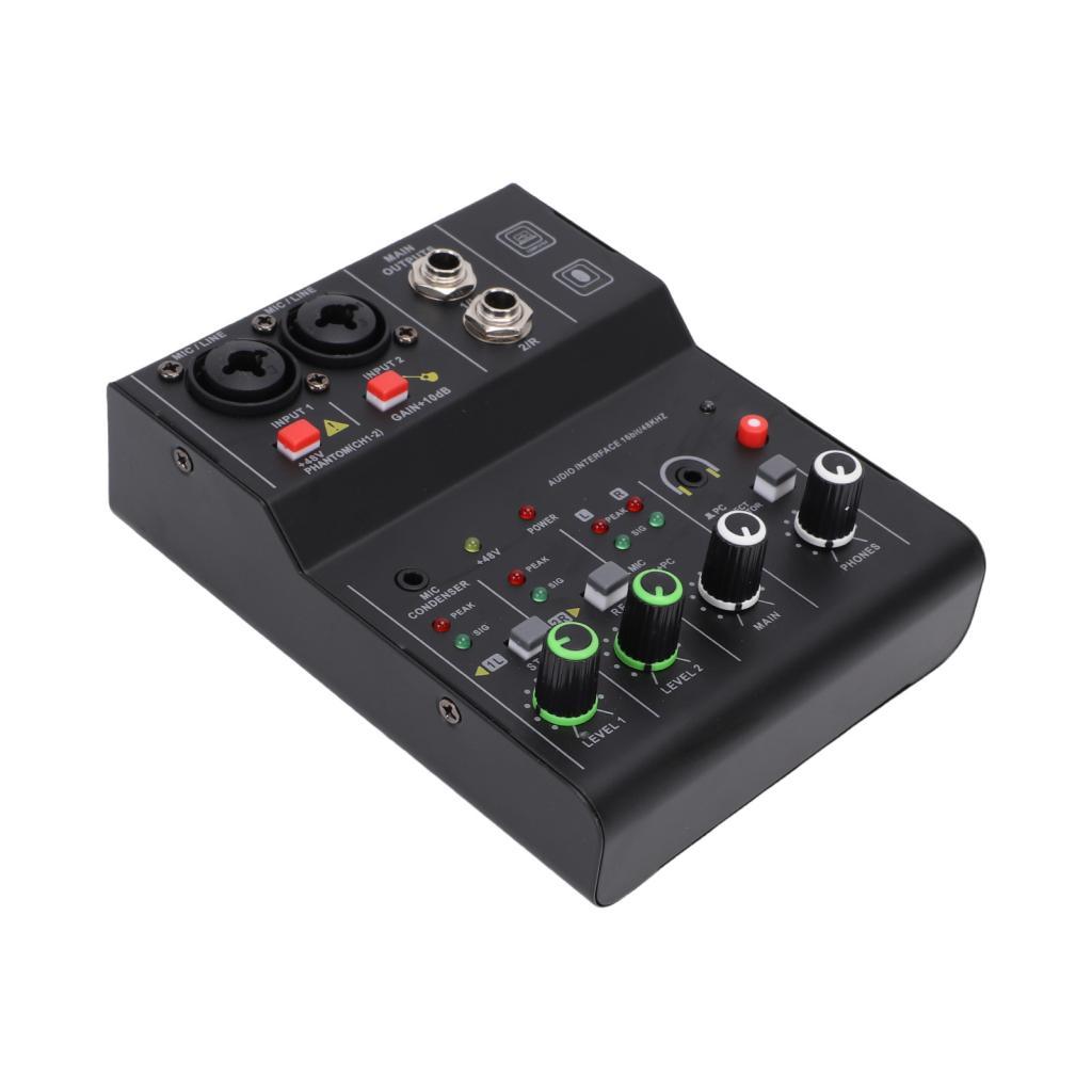 Controlador de DJ de mixagem de som multicenário de 2 canais Xtahdge com comutação de modo flexível para gravação de