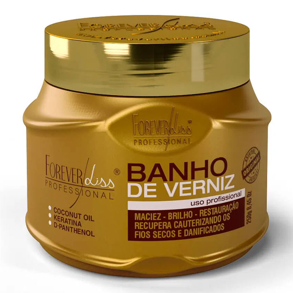 Máscara Capilar Forever Liss Banho De Verniz 250g