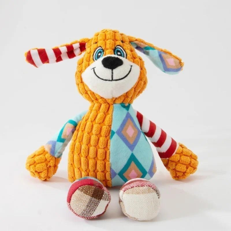 Brinquedo de Pelúcia para Animais de Estimação, Brinquedo Interativo para Gatos e Cães, Animais Fofos, Resistente a Mord