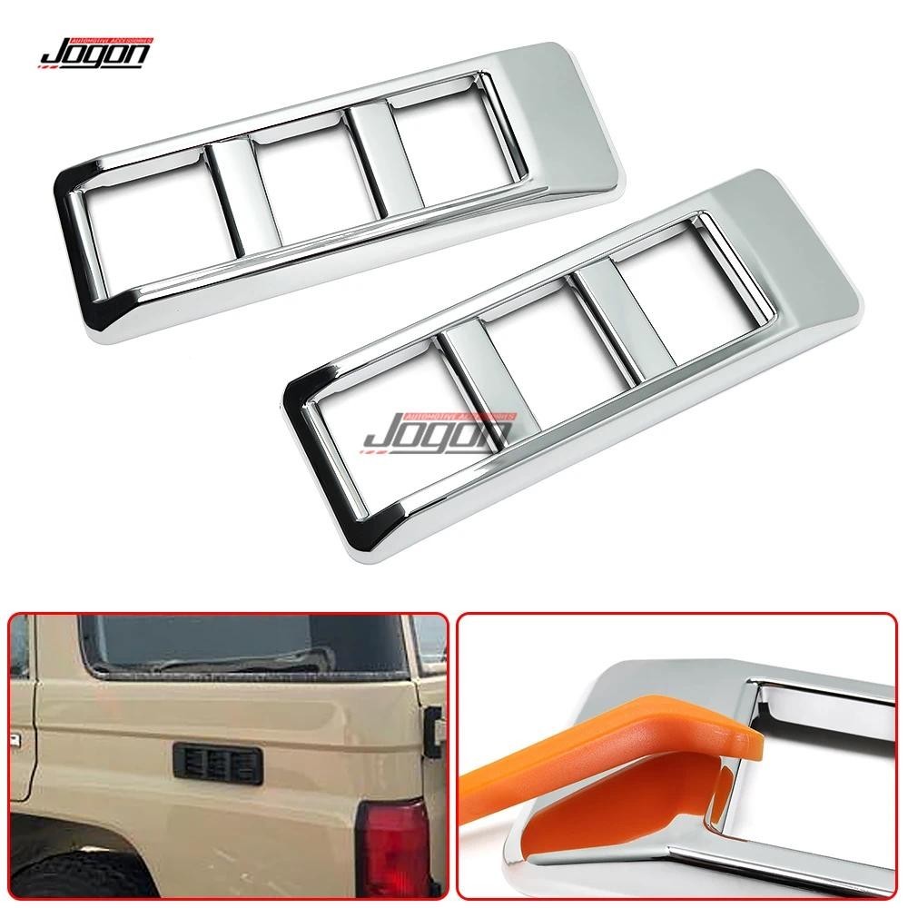 Para Toyota Land Cruiser Série 70 Acessórios LC70 LC76 L77 L78 LC79 Lado Ventilação De Ar Fender Moldagem Capa Guarnição