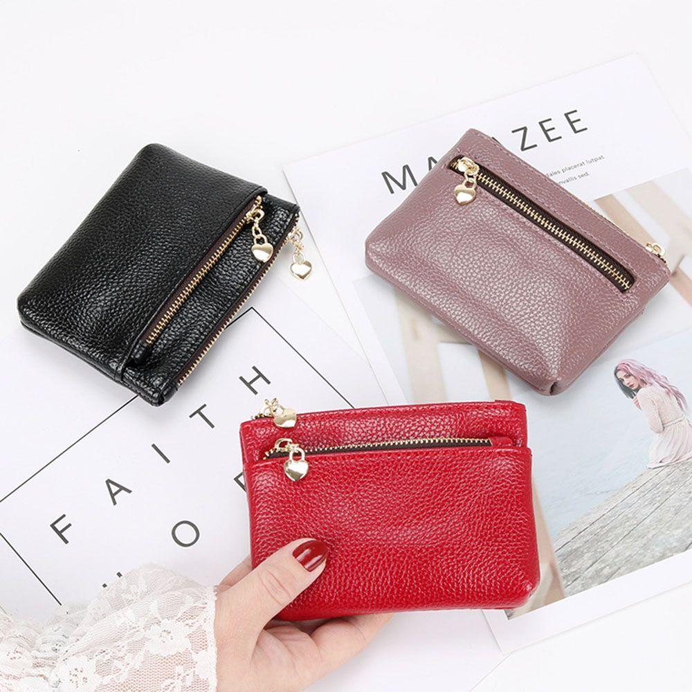 RONDAFUL Clutch Feminina Multifuncional Moda Em Couro PU Com Anel De Chave/Porta-Moedas/Dinheiro