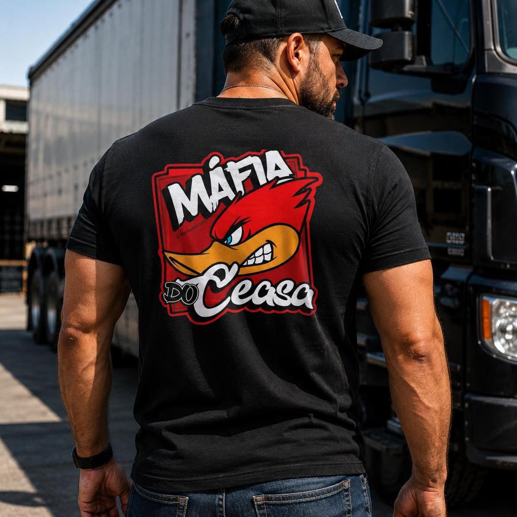 Camiseta MAFIA DO CEASA Estampa caminhoneiro 100% Algodão Casual camiseta caminhoneiro camiseta truck camiseta motorista