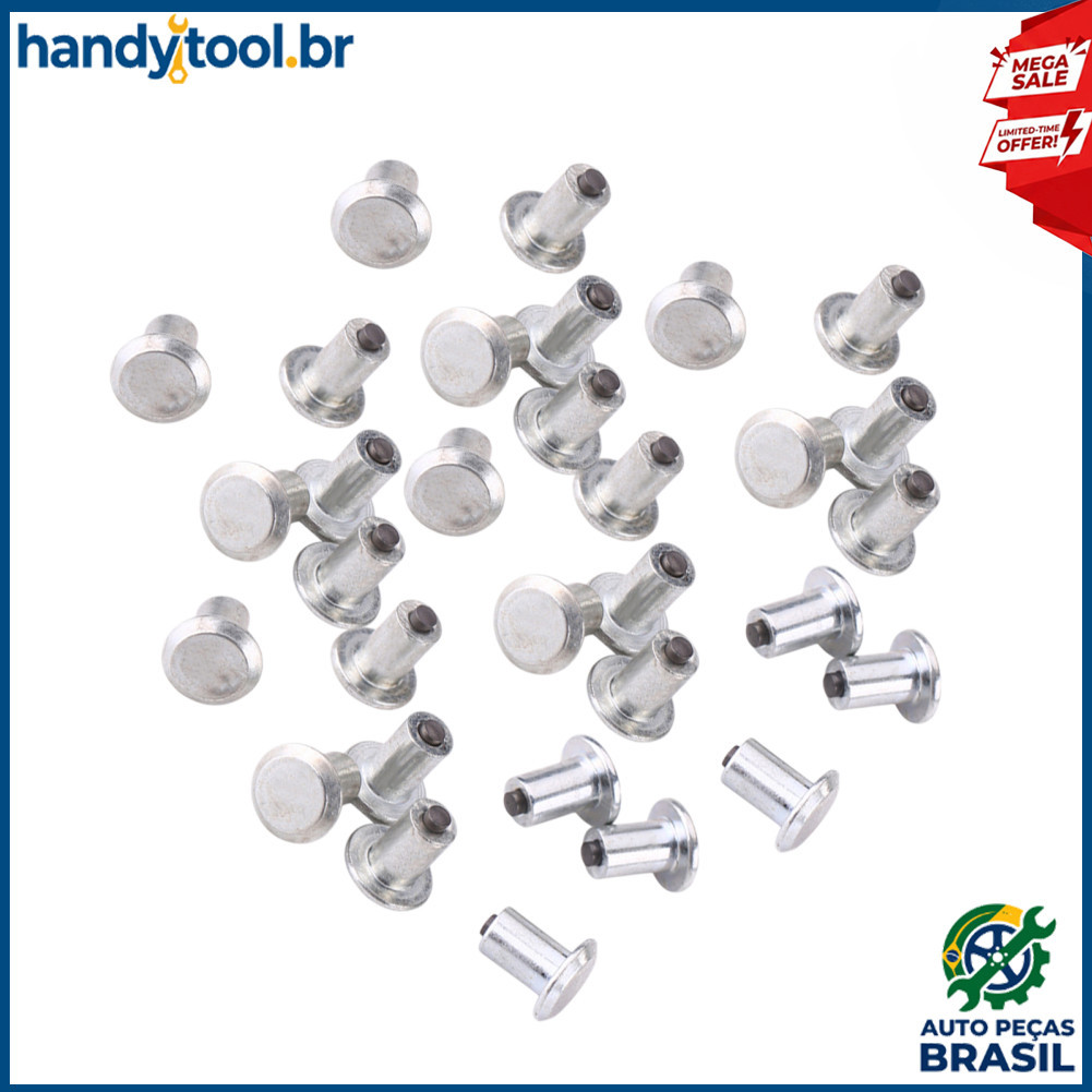 Handytool.br Picos de Pneus Resistentes Pregos de Neve em Aço para Carro Auto ATV