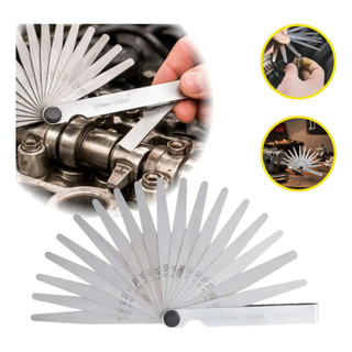 Calibre Folga Mecânico 0,05mm A1,00 Mm 20 Lâminas Regular Valvulas Moto Carro Profissional Original